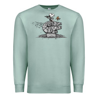 Seafoam scruffy smugglers and pirates Premium Sweatshirt - artisFamous