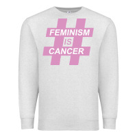 Oatmeal Heather feminism is cancer Premium Sweatshirt - artisFamous