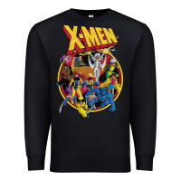 Black x m.e.n ani.ma.ted series retro 90s t shirt Premium Sweatshirt - artisFamous