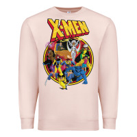 Pale Pink x m.e.n ani.ma.ted series retro 90s t shirt Premium Sweatshirt - artisFamous
