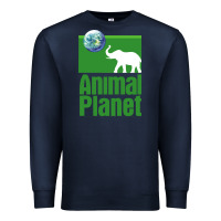 Navy ANIMAL PLANET Premium Sweatshirt - artisFamous