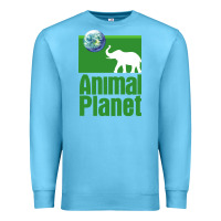 Ocean Blue ANIMAL PLANET Premium Sweatshirt - artisFamous