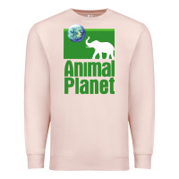 Pale Pink ANIMAL PLANET Premium Sweatshirt - artisFamous