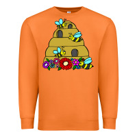 Carrot bee hive Premium Sweatshirt - artisFamous