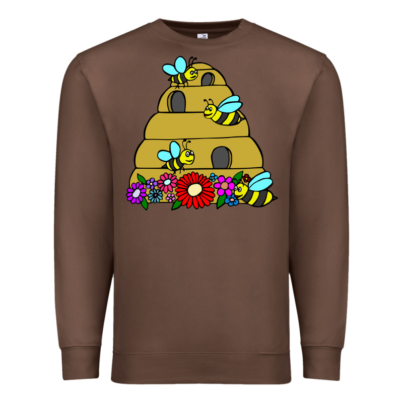 Bee Hive Premium Sweatshirt by artisFamous | Teevron
