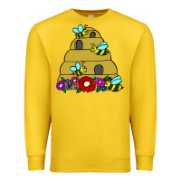 Lemon bee hive Premium Sweatshirt - artisFamous