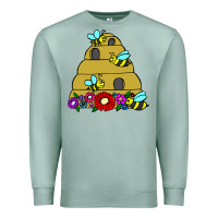 Seafoam bee hive Premium Sweatshirt - artisFamous
