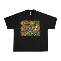 Black mardi gras plaid purple glitter cowhide  leopard Urban Heavy Tee - FaDigitalArtStudio