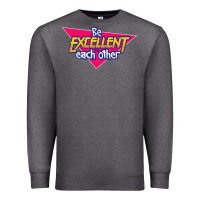 Charcoal Heather be excellent to each other Premium Sweatshirt - artisFamous