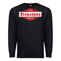 Black firestone tires classic active t shirt Premium Sweatshirt - artisFamous