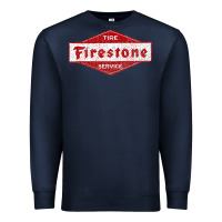 Navy firestone tires classic active t shirt Premium Sweatshirt - artisFamous