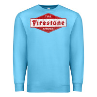 Ocean Blue firestone tires classic active t shirt Premium Sweatshirt - artisFamous