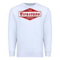 White firestone tires classic active t shirt Premium Sweatshirt - artisFamous