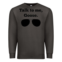 Smoke talk to me goose sunglasses funny Premium Sweatshirt - artisFamous