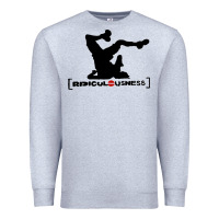 Heather Grey ridiculousness Premium Sweatshirt - artisFamous