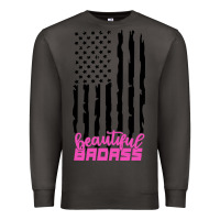 Smoke beautiful badass american Premium Sweatshirt - artisFamous