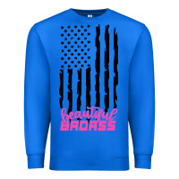True Royal beautiful badass american Premium Sweatshirt - artisFamous
