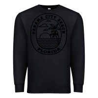 Black panama city beach florida Premium Sweatshirt - artisFamous