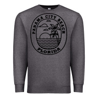 Charcoal Heather panama city beach florida Premium Sweatshirt - artisFamous