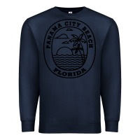 Navy panama city beach florida Premium Sweatshirt - artisFamous
