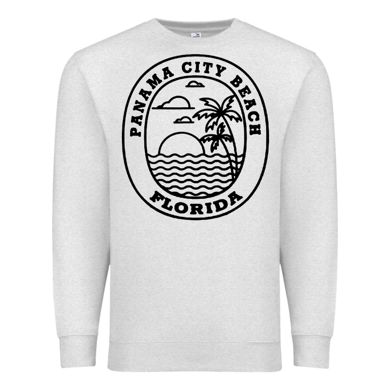 Panama City Beach Florida Premium Sweatshirt by artisFamous | Teevron