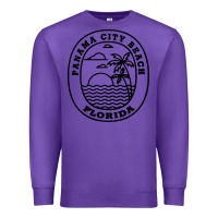 Purple panama city beach florida Premium Sweatshirt - artisFamous