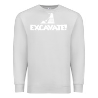 Dove Grey excavate funny Premium Sweatshirt - artisFamous
