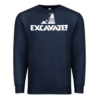 Navy excavate funny Premium Sweatshirt - artisFamous