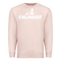 Pale Pink excavate funny Premium Sweatshirt - artisFamous