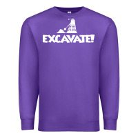 Purple excavate funny Premium Sweatshirt - artisFamous
