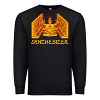 Black shiva hinduism modular synthesizer synth Premium Sweatshirt - artisFamous