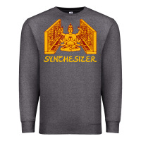 Charcoal Heather shiva hinduism modular synthesizer synth Premium Sweatshirt - artisFamous