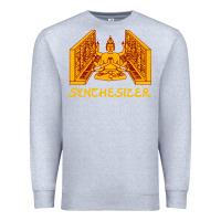 Heather Grey shiva hinduism modular synthesizer synth Premium Sweatshirt - artisFamous