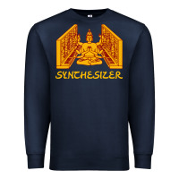 Navy shiva hinduism modular synthesizer synth Premium Sweatshirt - artisFamous
