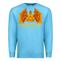 Ocean Blue shiva hinduism modular synthesizer synth Premium Sweatshirt - artisFamous