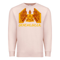 Pale Pink shiva hinduism modular synthesizer synth Premium Sweatshirt - artisFamous