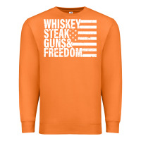 Carrot whiskey steak guns freedom Premium Sweatshirt - artisFamous