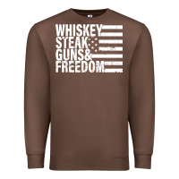 Chestnut whiskey steak guns freedom Premium Sweatshirt - artisFamous