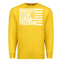 Lemon whiskey steak guns freedom Premium Sweatshirt - artisFamous
