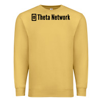 Antique Gold theta network Premium Sweatshirt - artisFamous