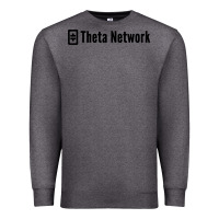 Charcoal Heather theta network Premium Sweatshirt - artisFamous