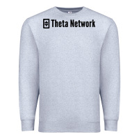 Heather Grey theta network Premium Sweatshirt - artisFamous