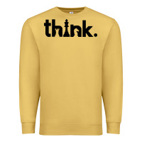 Antique Gold think chess Premium Sweatshirt - artisFamous
