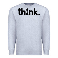 Heather Grey think chess Premium Sweatshirt - artisFamous