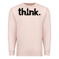 Pale Pink think chess Premium Sweatshirt - artisFamous