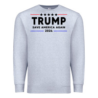 Heather Grey trump 2024 Premium Sweatshirt - artisFamous