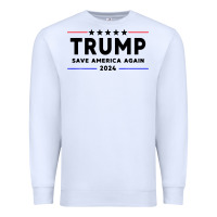 White trump 2024 Premium Sweatshirt - artisFamous