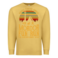 Antique Gold middle earth's annual mordor fun run Premium Sweatshirt - artisFamous