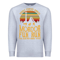 Heather Grey middle earth's annual mordor fun run Premium Sweatshirt - artisFamous