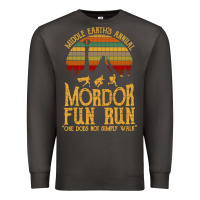 Smoke middle earth's annual mordor fun run Premium Sweatshirt - artisFamous